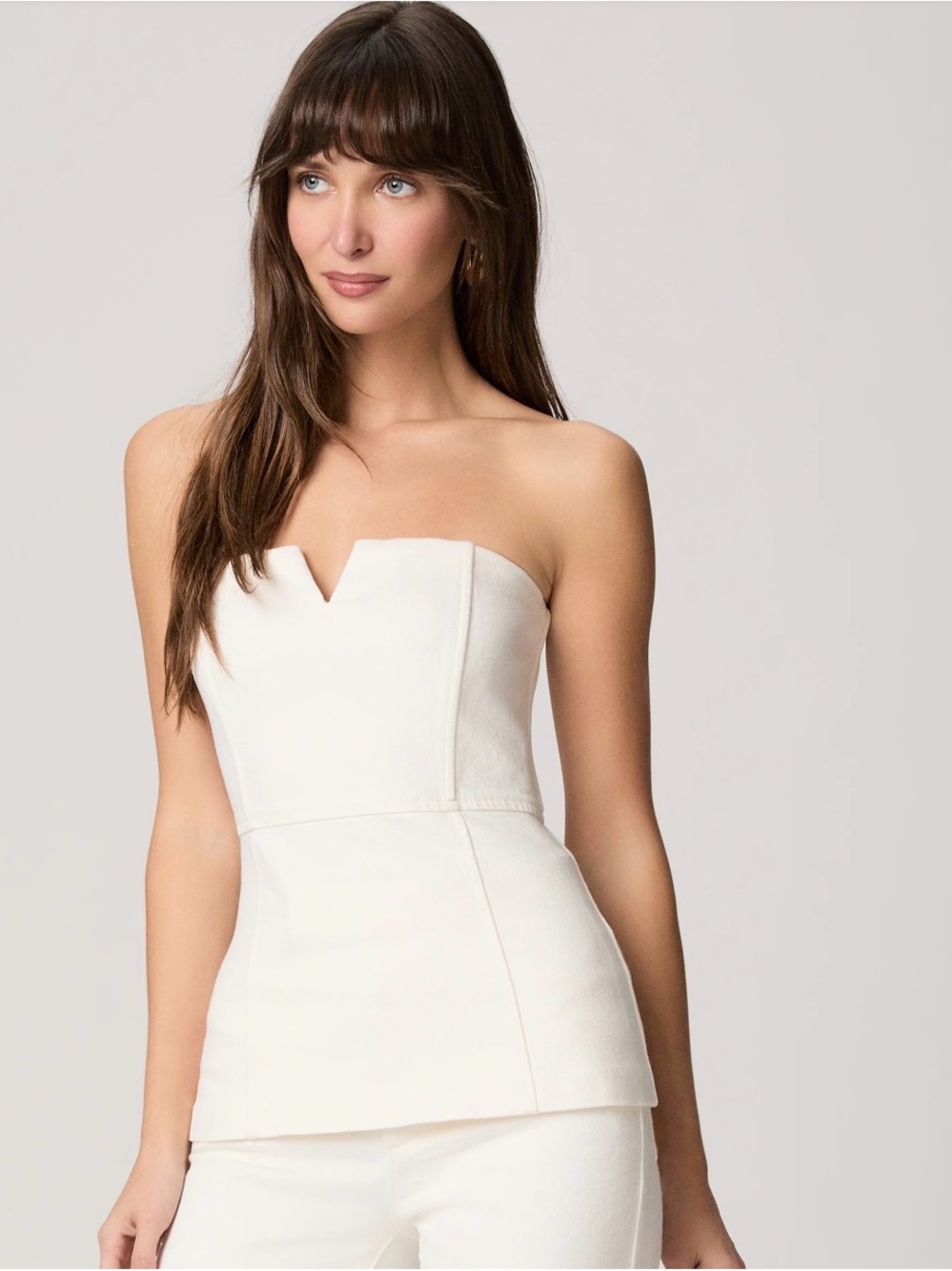 PAIGE Fiana Top in Tonal Ecru